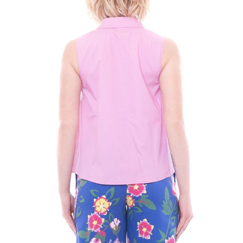 Camicia Donna in cotone con ricamo Rosa EMME MARELLA- Francavilla Moda